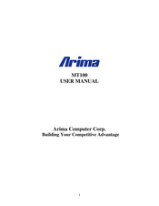 ARIMA MT100 User Manual