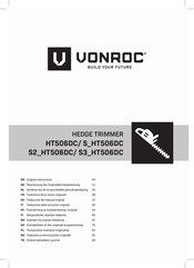VONROC S2 HT506DC Original Instructions Manual