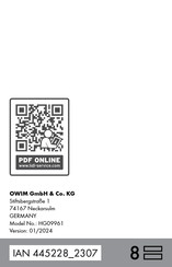 Rocktrail 445228 2307 User Manual