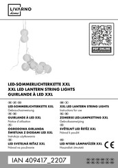 LIVARNO home 409417 2207 Instructions For Use Manual
