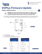Ametek BROOKFIELD DVPlus Firmware Update