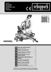 Scheppach HM305SL Translation Of Original Instruction Manual