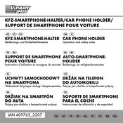 ULTIMATE SPEED 409763 2207 Operation And Safety Notes