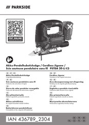 Parkside PSTDA 20-Li C3 Translation Of The Original Instructions