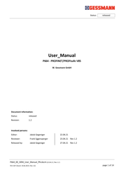 GESSMANN V85 User Manual