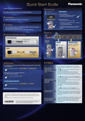 Panasonic TV-85W95AP Quick Start Manual