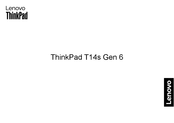 Lenovo ThinkPad T14s Gen 6 Manual