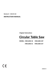 HARVEY HW110SE-36 Instruction Manual