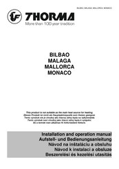 THORMA MALLORCA Installation And Operation Manual
