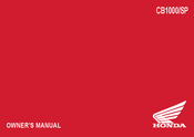 Honda CB1000SP 2024 Owner's Manual