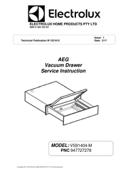 Electrolux 947727278 Service Instruction