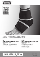 Sensiplast MALLEO-ACTIVE Instructions For Use Manual