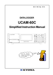 KYOWA UCAM-60C-DC Simplified Instruction Manual