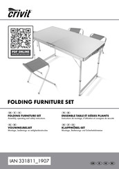 Crivit HG06139 Assembly, Operating And Safety Instructions
