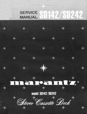 Marantz SD142 Service Manual