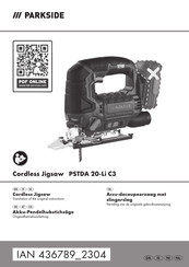 Parkside 436789 2304 Translation Of The Original Instructions