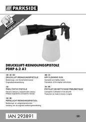 Parkside PDRP 6.2 A1 Operation And Safety Notes