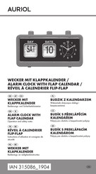 Auriol HG05499C Operation And Safety Notes