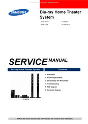 Samsung HT-E4530/ZC Service Manual