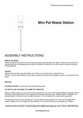 Ubique YAN-PM8D45425-GG Assembly Instructions Manual