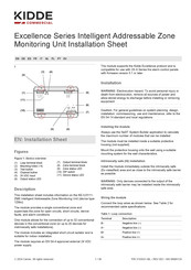Kidde Excellence Series Installation Sheet