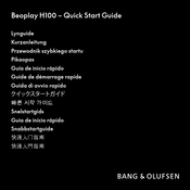 Bang & Olufsen Beoplay H100 Quick Start Manual