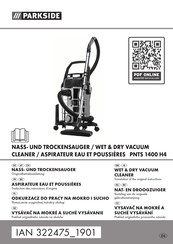 Parkside PNTS 1400 H4 Translation Of The Original Instructions