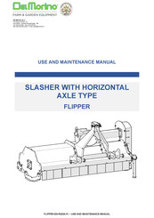 Del Morino FLIPPER 106 Use And Maintenance Manual