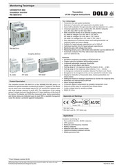 DOLD RN 5897/010 Translation Of The Original Instructions