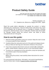 Brother DCP-T230 Product Safety Manual