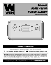 Wen PP448i Instruction Manual