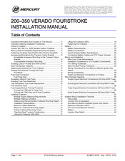 Mercury 350 Verado FourStroke Installation Manual