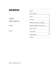 Siemens SICAM VDIS Pro Manual