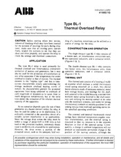 ABB BL-1 Instruction Leaflet