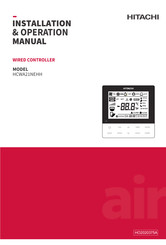 Hitachi HCWA21NEHH Installation & Operation Manual