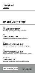LIVARNO home 374224 2104 Assembly, Operating And Safety Instructions