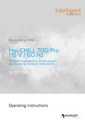 Heidolph Hei-CHILL 700 Pro Operating Instructions Manual