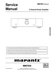 Marantz MM7025 Service Manual