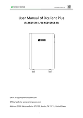 RENON Xcellent Plus R-XC016161 User Manual