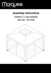 Marquee VENICE 0574346 Assembly Instructions Manual