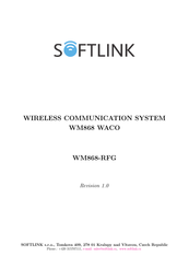 SOFTLINK WM868-RFG Manual