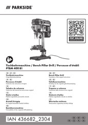 Parkside 436682 2304 Translation Of The Original Instructions