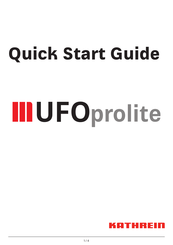 Kathrein UFO 130/16 Quick Start Manual