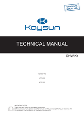 Kaysun KTF-200 Technical Manual
