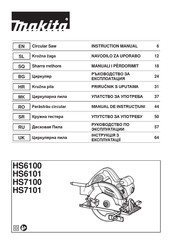 Makita HS6100 Instruction Manual