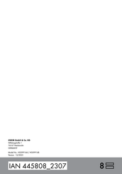 LIVARNO home HG09916B Operation And Safety Notes
