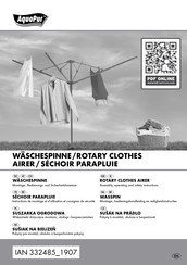 AquaPur 332485 1907 Assembly, Operating And Safety Instructions