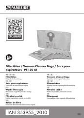 Parkside 353955 2010 Translation Of The Original Instructions