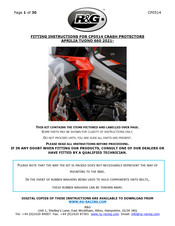 R&G CP0514 Fitting Instructions Manual