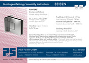 Pauli + Sohn PONTERE+ 8313ZN Assembly Instructions Manual